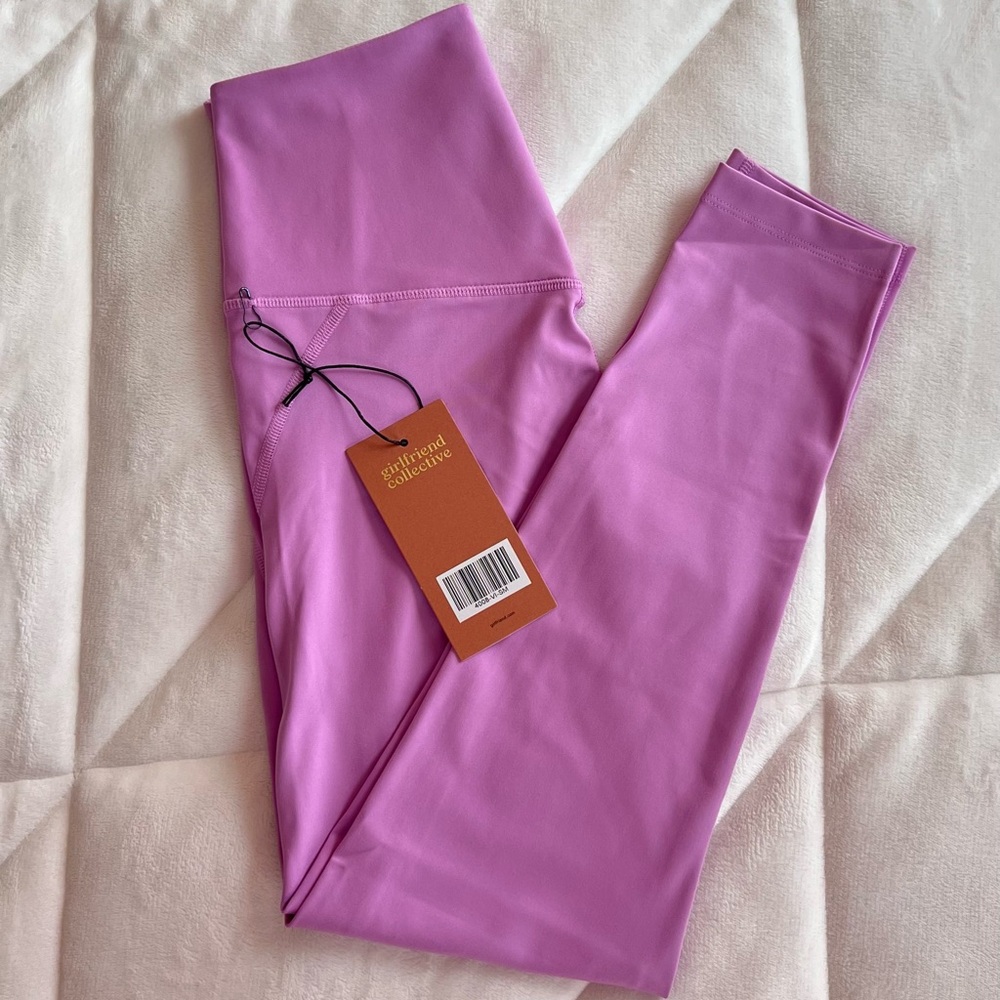 NWT Girlfriend Collective Lilac Compressive Leggings
